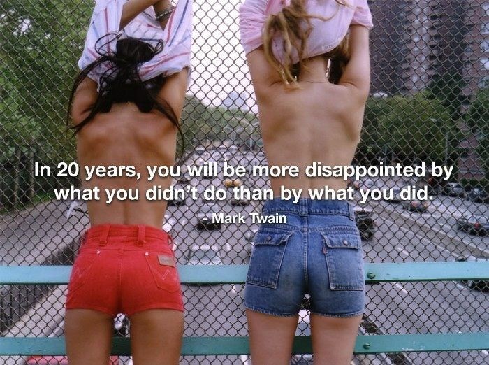 Ludiraj se dok si mlada, kad ostariš ovo neće biti sexy