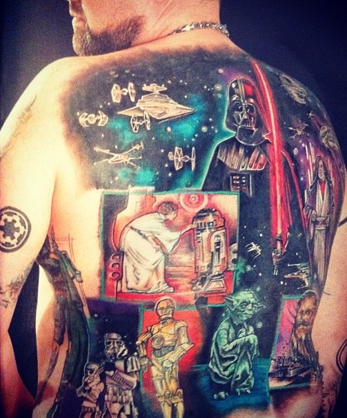 Kad se istinski ljubitelj Ratova zvijezda odluči tetovirati
