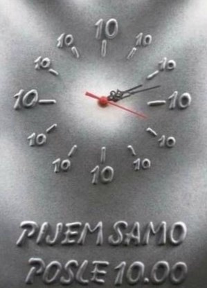 Nisam pijanica, pijem samo u određeno doba dana