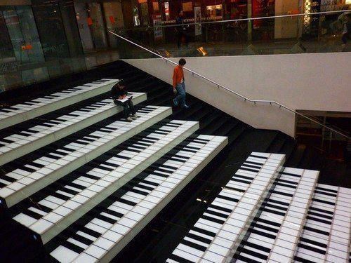 Kul klavirske stepenice: Sviranje kao razgibavanje