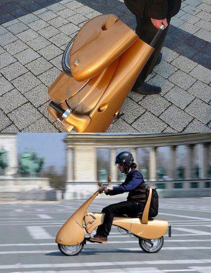 Moped na sklapanje - nosiš ga svud sa sobom