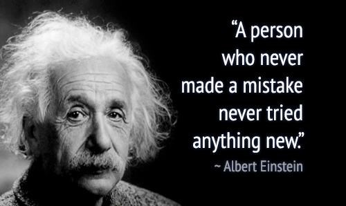 Tko ništa ne radi sigurno nema priliku napraviti greške