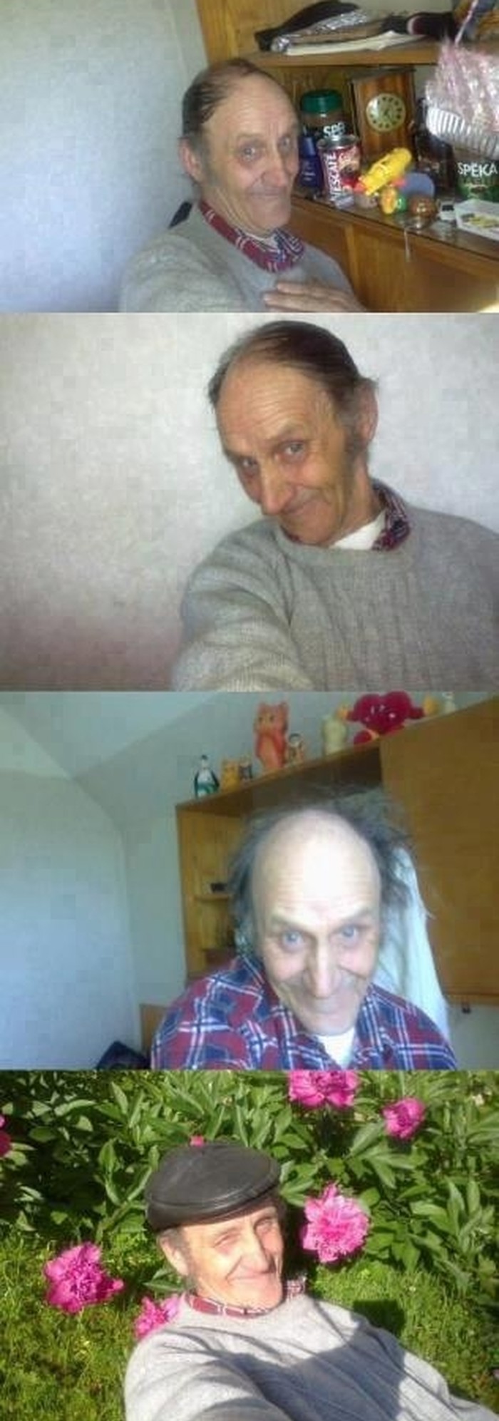Djedica otkrio fotić, slijedi duckface u kupaonici :D