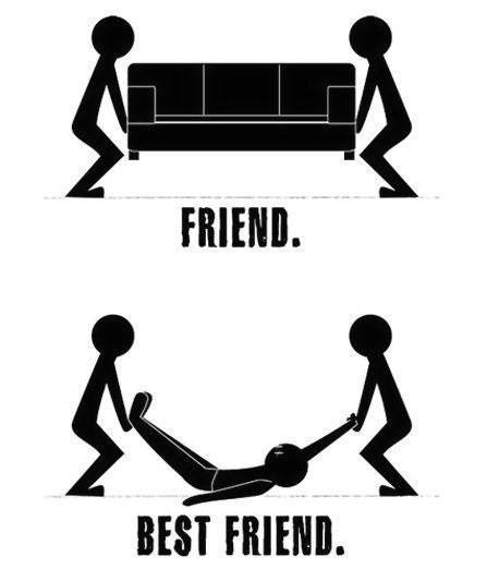 Razlika između prijatelja i najboljih prijatelja
