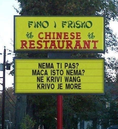 Nema ti pas i maca? Ne krivi Wang, krivo je more! :D