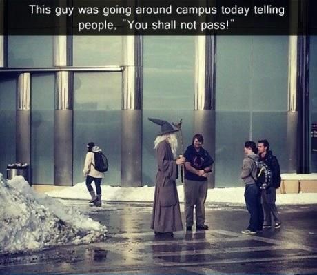 Gandalf trolao studente