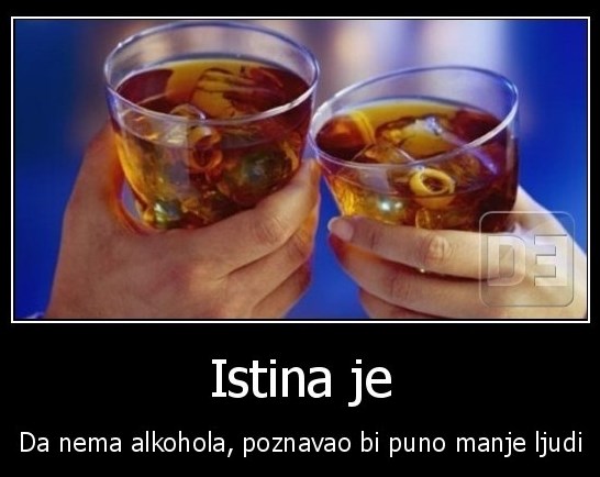 Alkohol spaja ljude?