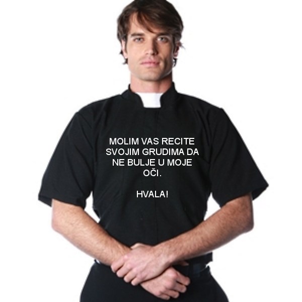 Ultimativna majica za svakog svećenika kojeg muče dekoltei