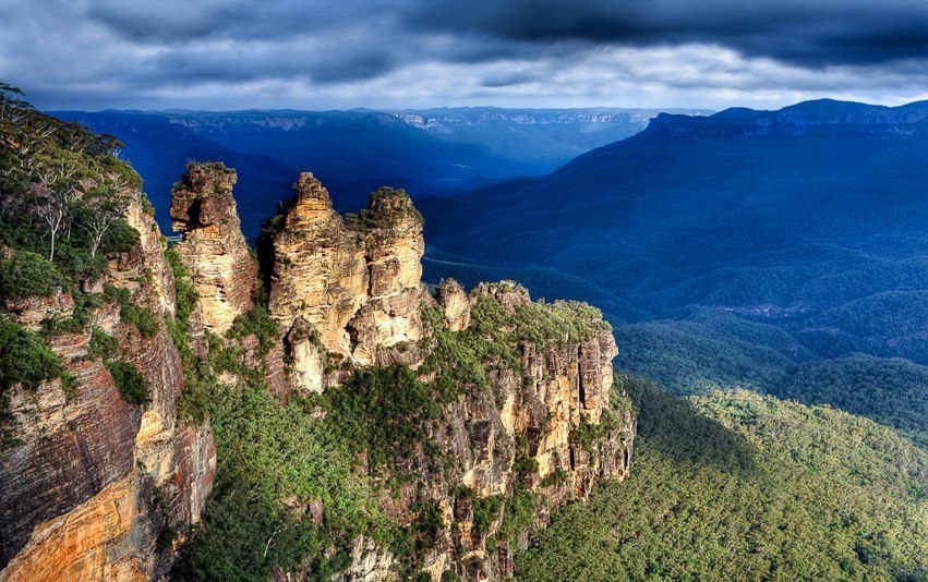 "Tri sestre", nacionalni park Blue Mountains, Australija