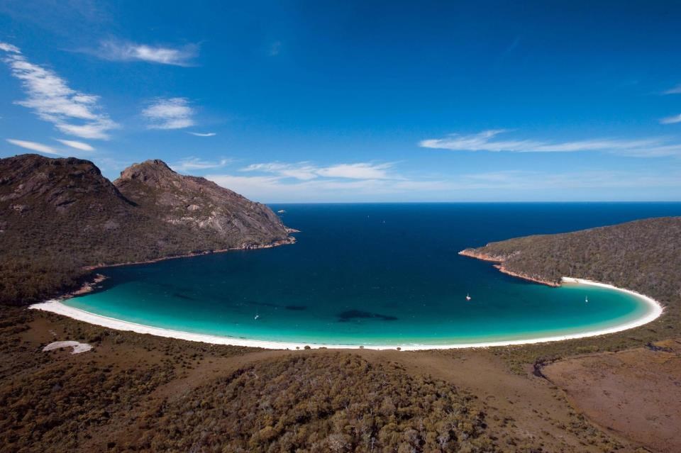Rajska plaža: Marina Beach, Wineglass Bay, Australija