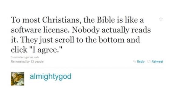 Biblija k'o uvjeti korištenja - itko ikad pročitao do kraja?