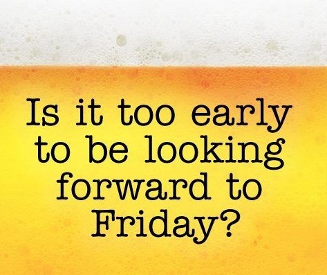 Tek je srijeda... kad će taj vikend?