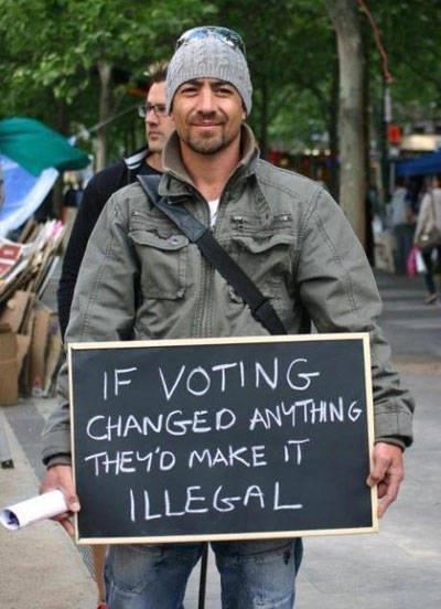 Kad bi glasovanje išta mijenjalo - i ono bi bilo ilegalno