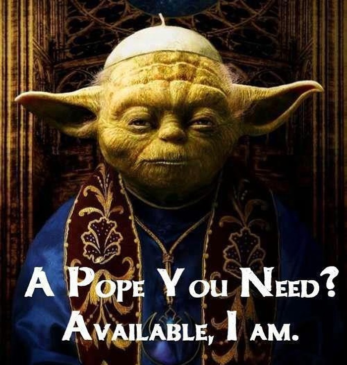 Yoda se javlja na papinsku dužnost