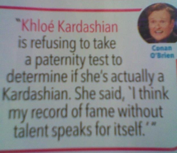 Khloe Kardashian živi dokaz da je glupost nasljedna