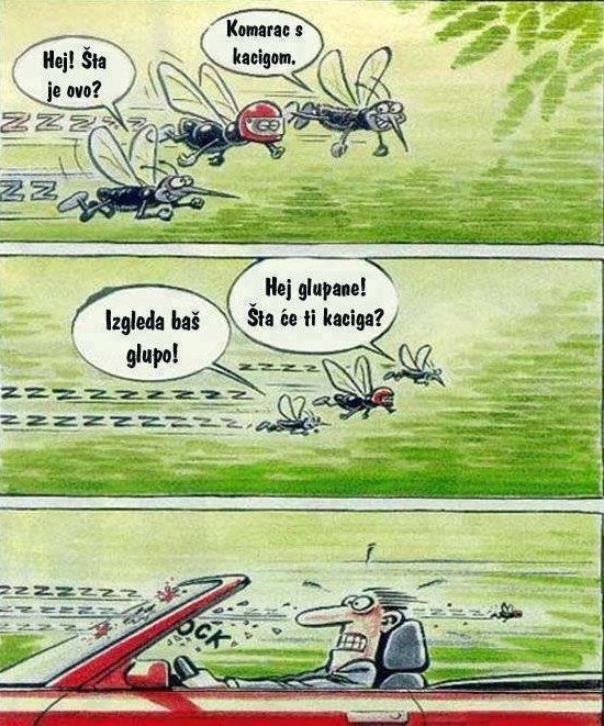 Pametni znaju čemu služi kaciga