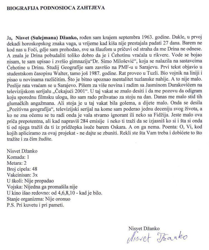 Životopis kojeg morate pročitati