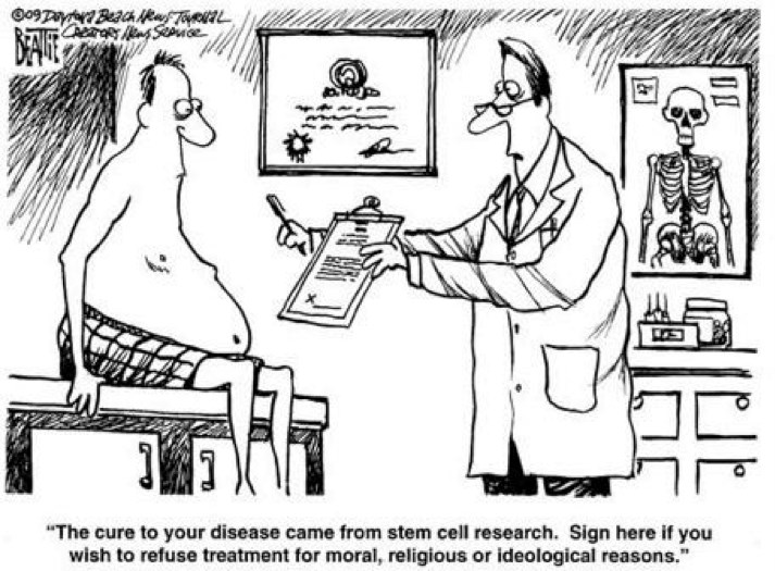 Protiviš se istraživanju matičnih stanica? Pokoj ti duši!