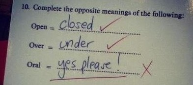 Kad ti nude oralno jedini odgovor je "da"