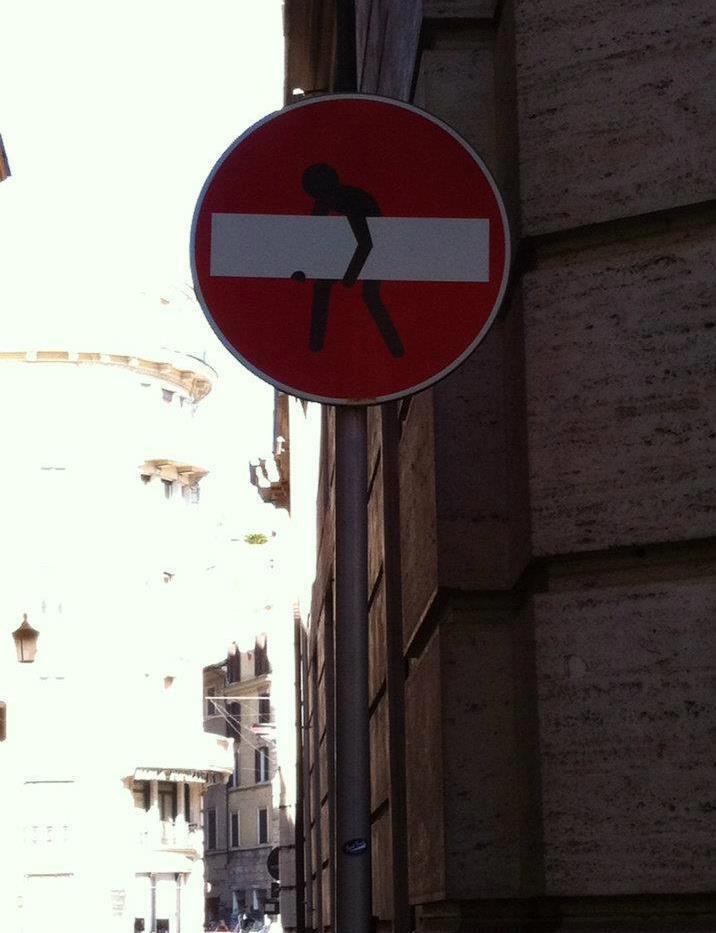 Prometni znak za radničku klasu