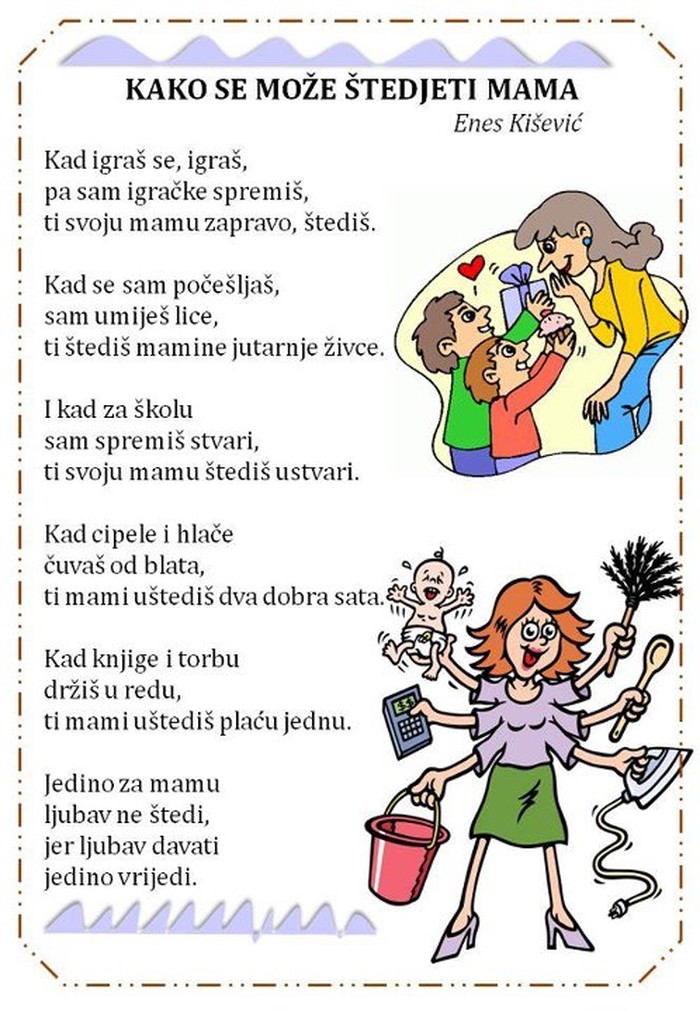 Kako se može štedjeti mama :)