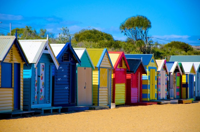 Najveselije kućice na plaži - Brighton Beach, Australija