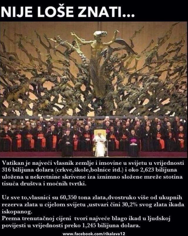 vatikan ima para ko dreka