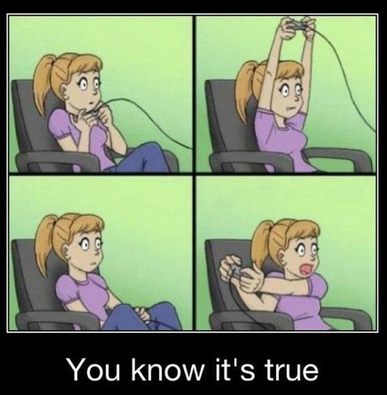 Ovako to izgleda kada se žene uhvate videoigrica! :D