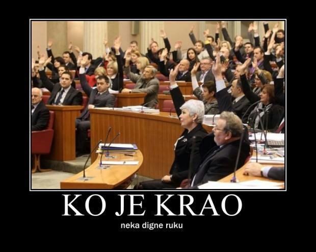 Ko je krao neka digne ruku