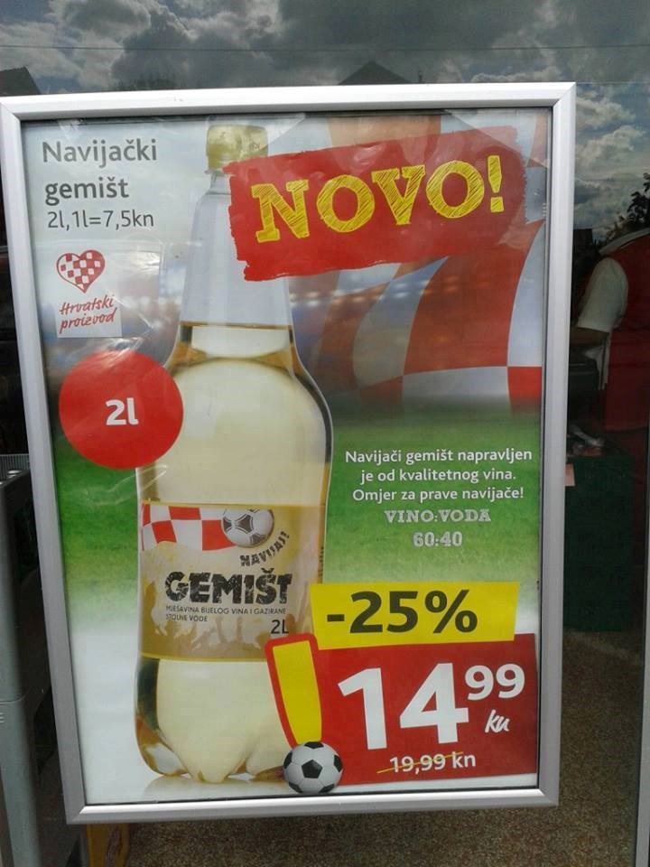 Tako se voli Hrvatska! Uz jeftini gemišt!