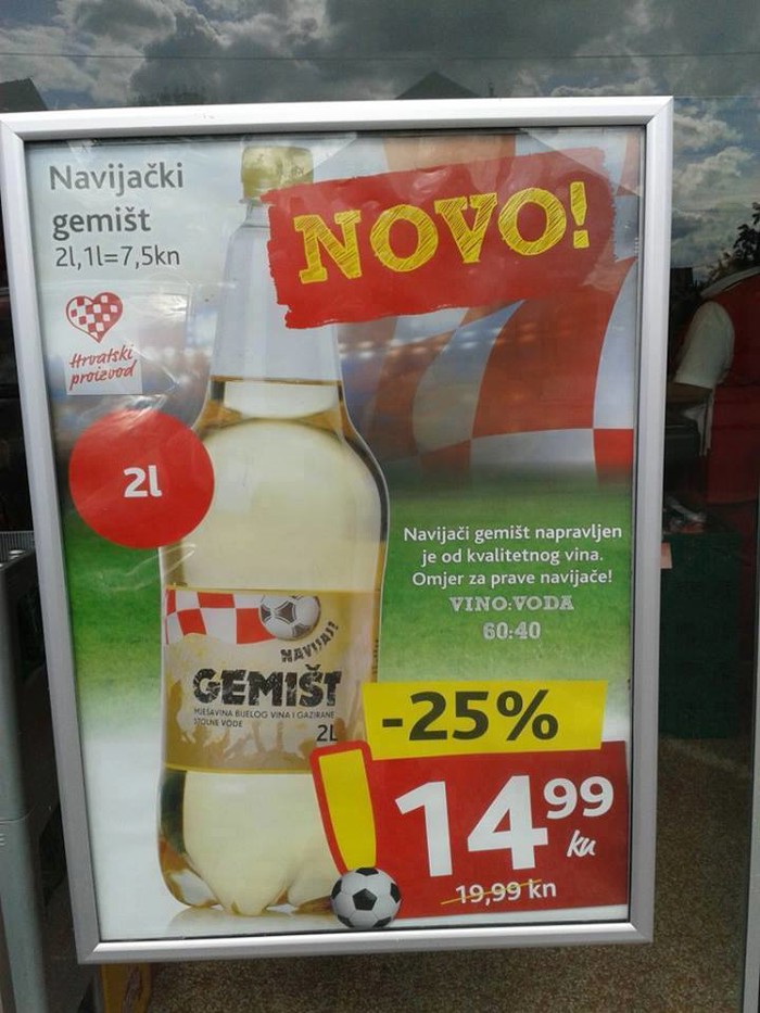 Tako se voli Hrvatska! Uz jeftini gemišt!
