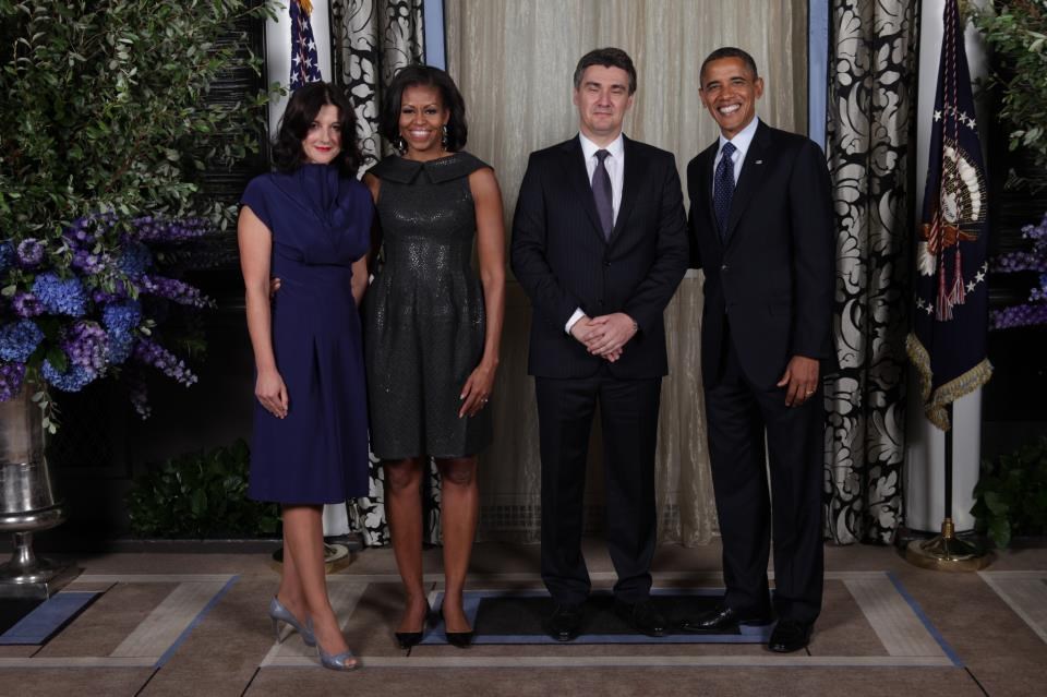 Milanovići i Obame, rame uz rame