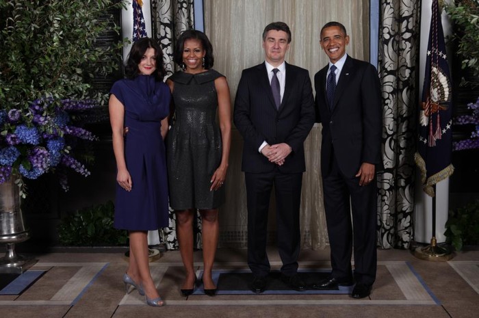 Milanovići i Obame, rame uz rame