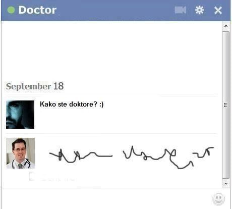 Kako ste doktore?