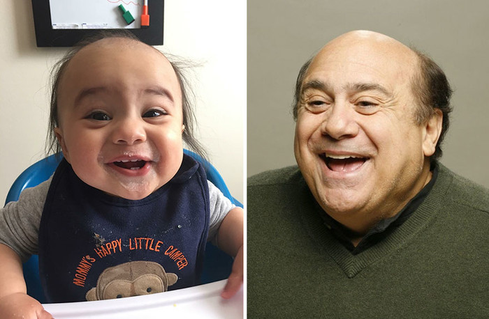 Sin joj izgleda kao Danny DeVito!