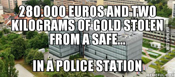 Hrvatska pljačka MUP-a već hit na 9GAG-u!