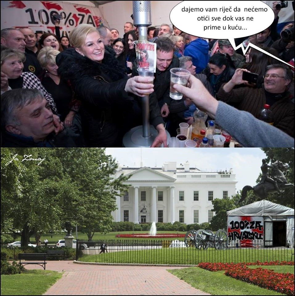 KOLINDA U SAD-U Prije nego što su je vratili u Hrvatsku, predsjednica je imala drugih planova