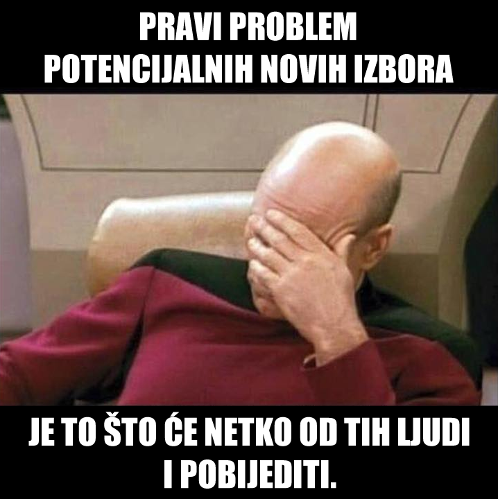 Želite nove izbore? Razmislite!