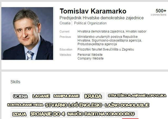 Karamarko-LinkedIn profil .jpg