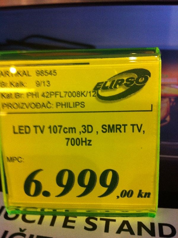 Televizor za umrijeti...