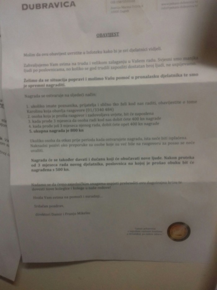 Dubravica u problemima