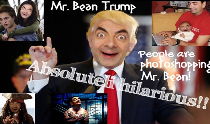 Mr Bean sad na meti ismijavanja - URNEBESNE SLIKE LJUDI RADE NA FOTOSHOPU !! :D