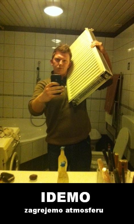 Idemo zagrijemo atmosferu