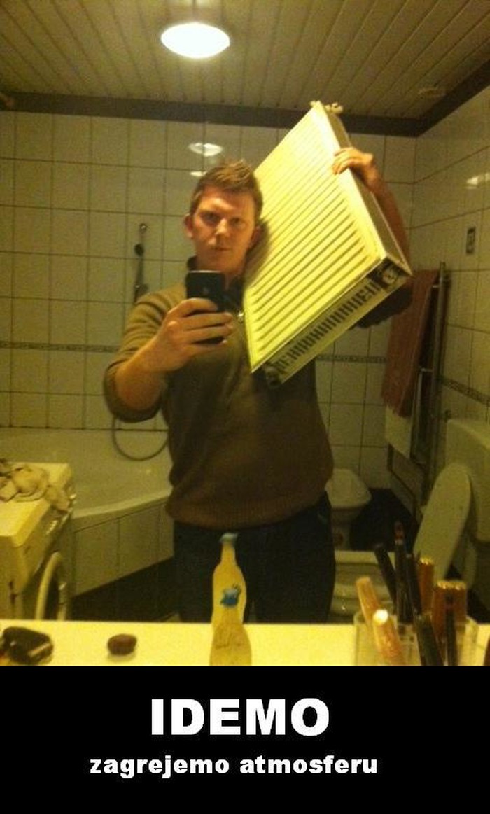 Idemo zagrijemo atmosferu