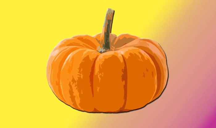 Nice way to open the pumpkin... ;)
