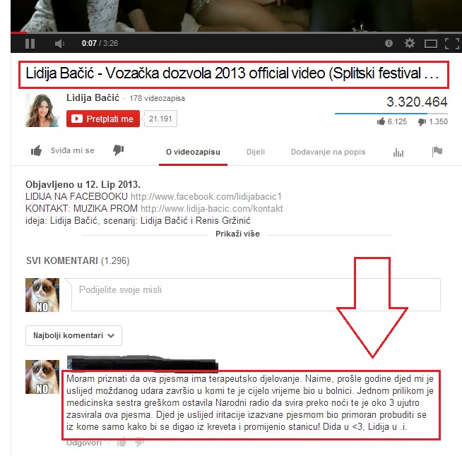 Još jedan obožavatelj Lidije Bačić