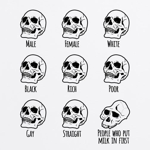 Svi smo isti ispod kože .