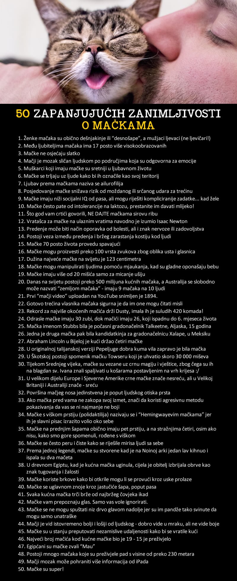 MAČKOLJUPCI, POZOR! Sve što niste znali o svojim ljubimicama!