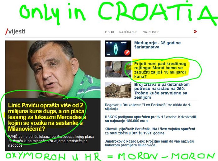 Only in Croatia