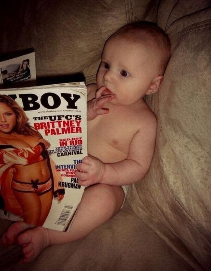 Kad beba gleda Playboy, vidi žene ili stanove?